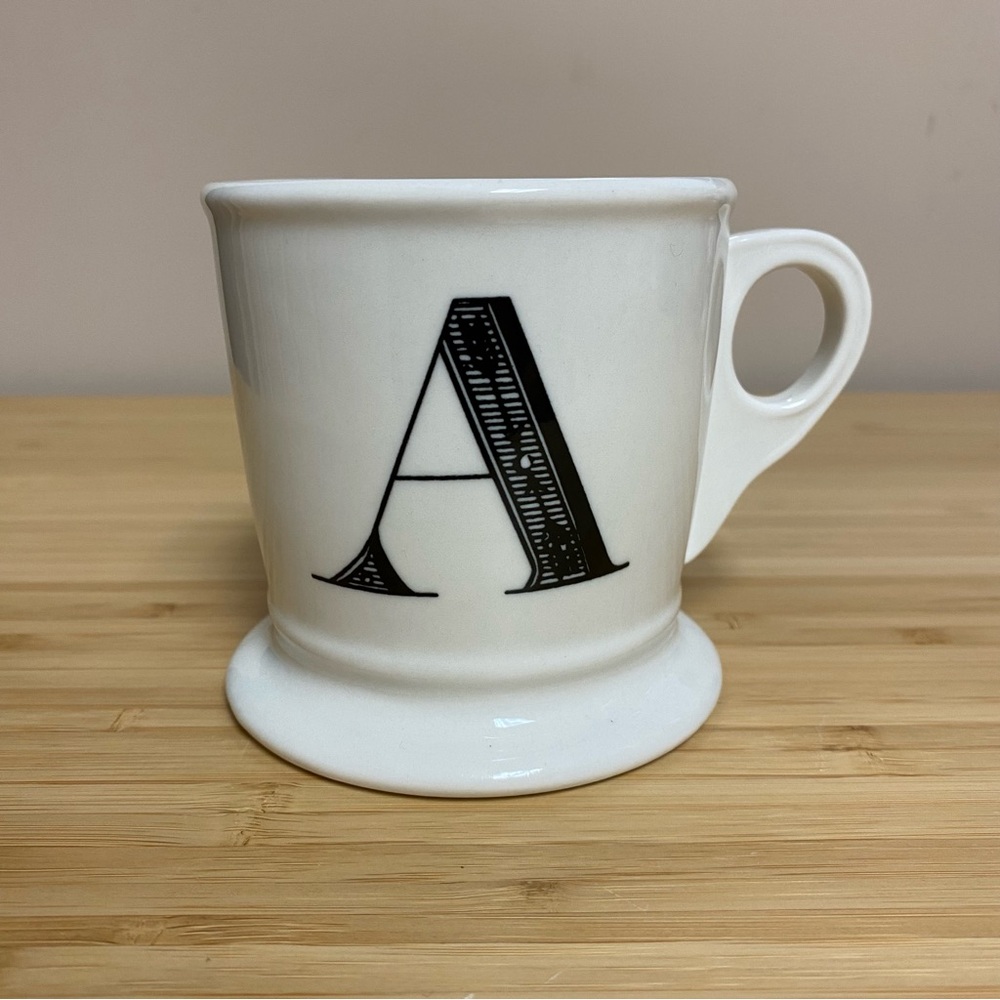 Anthropologie “A” Monogram Mug